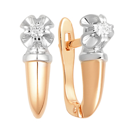 Серьги 1021468 Золото