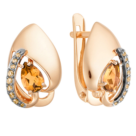 Серьги кл3002а-48 Золото