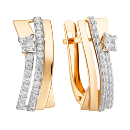 Серьги кл3587а Золото