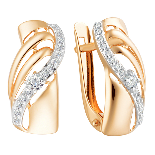 Серьги кл3395а Золото