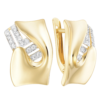 Серьги кл2960а Золото