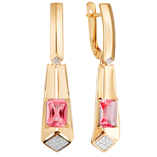 Серьги кл3537а-78 Золото