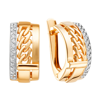 Серьги кл3786а Золото