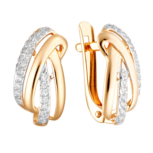 Серьги кл3471а-01 Золото