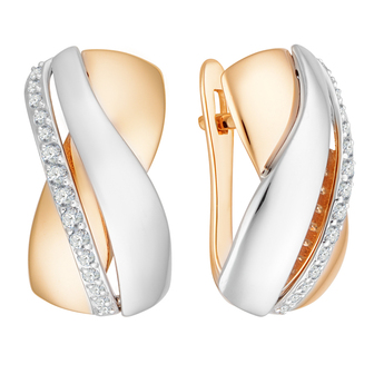 Серьги 1021807 Золото