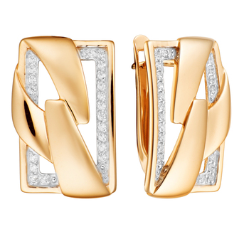 Серьги кл3854а Золото