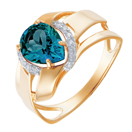 Кольцо кл3949-28 Золото