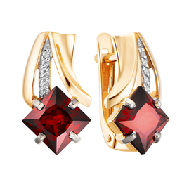 Серьги кл3740а-2 Золото