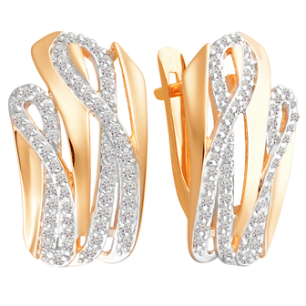 Серьги кл2678а Золото