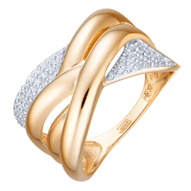 Кольцо кл3881-01 Золото