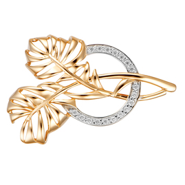 Брошь бш165-01 Золото