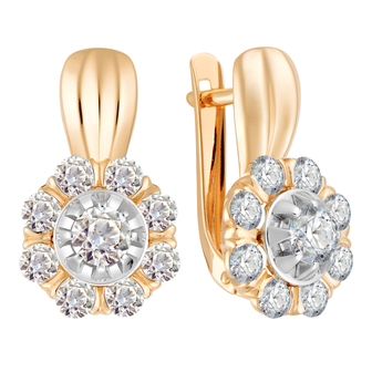 Серьги кл2987а-62 Золото