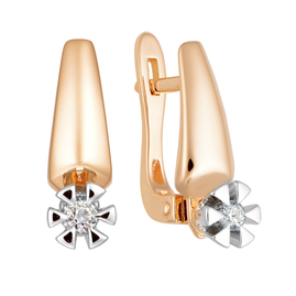 Серьги 1021666 Золото