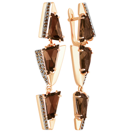 Серьги кл2461а-4 Золото