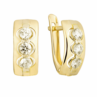 Серьги кл1743а-81 Золото