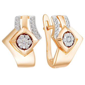 Серьги 1021700 Золото