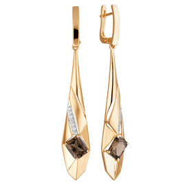 Серьги кл3549а-4 Золото