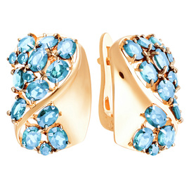 Серьги кл2620а-78 Золото