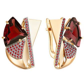 Серьги кл3556а-34 Золото