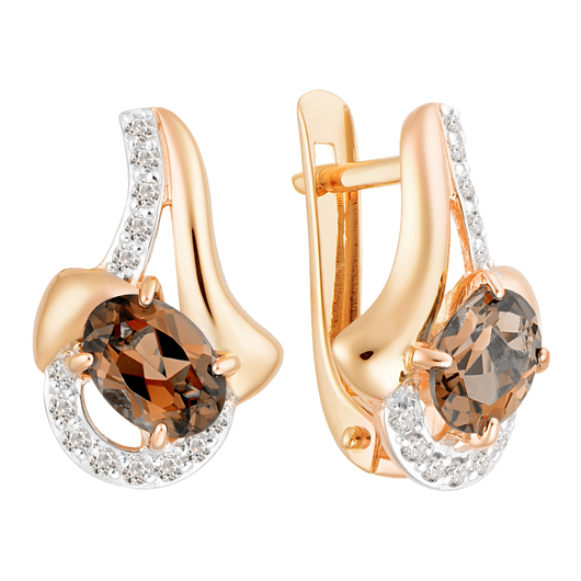 Серьги кл3146а-4 Золото