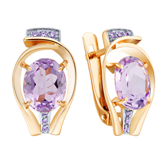 Серьги кл3965а-3 Золото