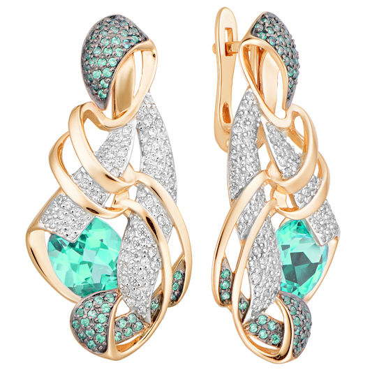 Серьги кл2981а-64 Золото