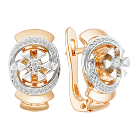 Серьги 1021699 Золото