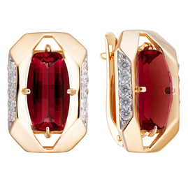 Серьги кл3668а-34 Золото