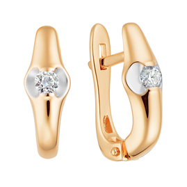 Серьги 1021781 Золото