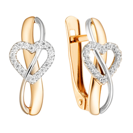 Серьги кл3692а-01 Золото