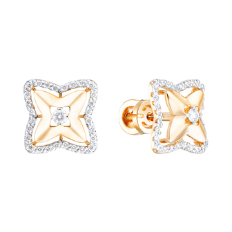 Серьги 1022056 Золото