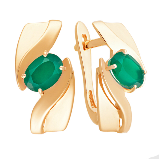 Серьги кл2264а-12 Золото