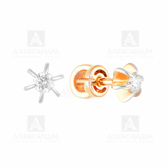 Серьги 1021540 Золото