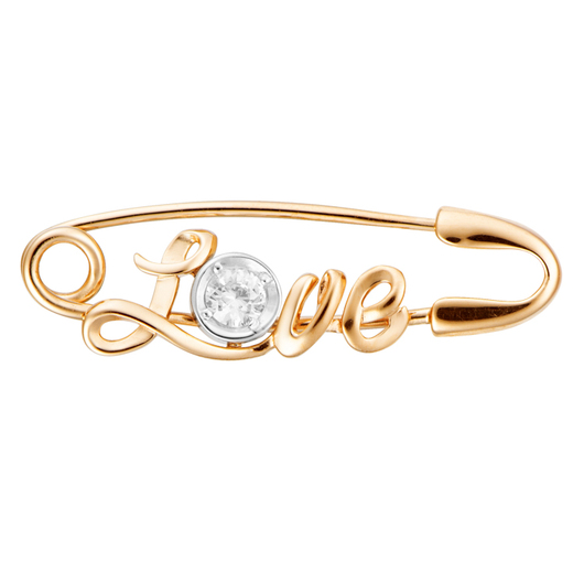 Брошь бш171-01 Золото