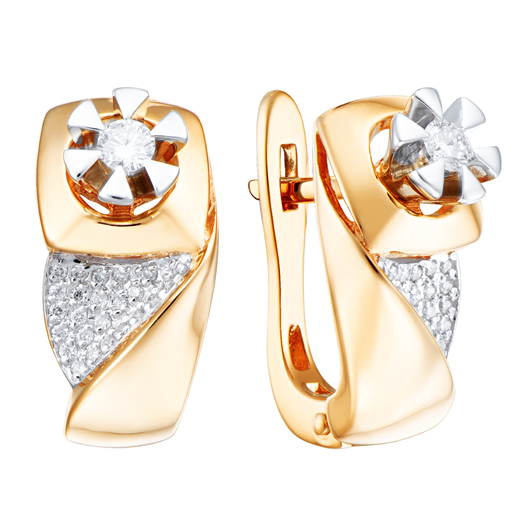 Серьги 1021625 Золото