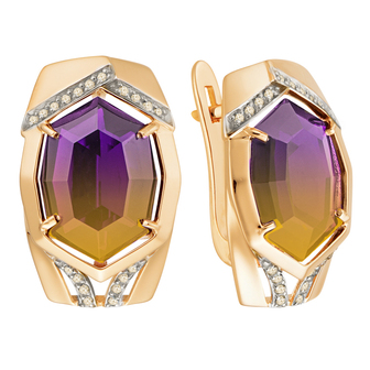 Серьги кл3267а-49 Золото