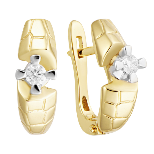 Серьги 1021847 Золото