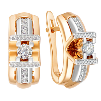 Серьги 1021697 Золото