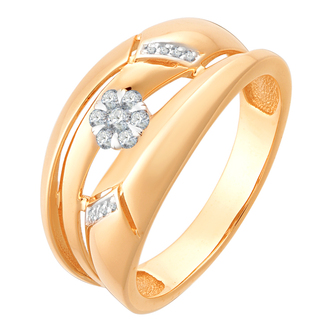 Кольцо 1011809 Золото