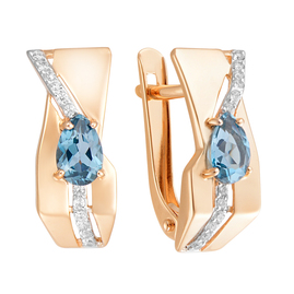 Серьги кл3028а-28 Золото