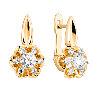 Серьги кл1759а-62 Золото