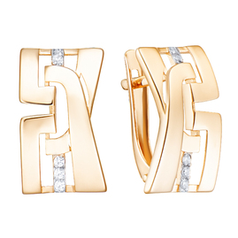 Серьги кл4075а-01 Золото