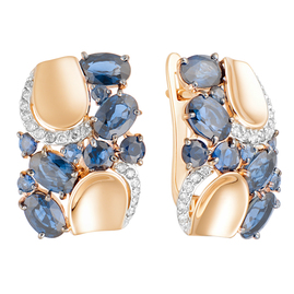 Серьги 3021698 Золото