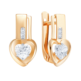 Серьги кл3893а-01 Золото