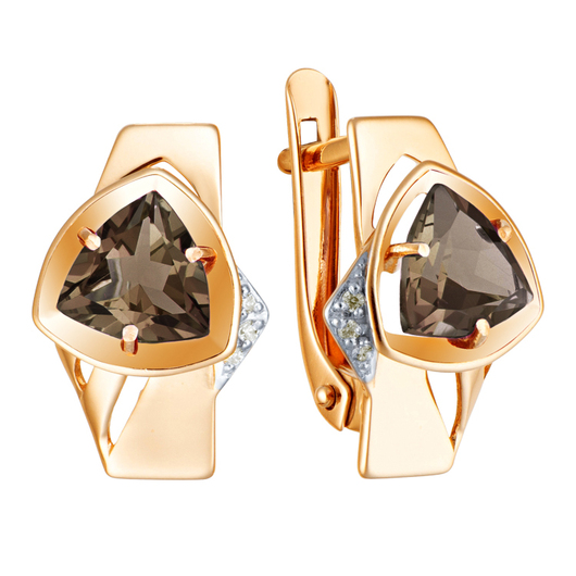 Серьги кл3947а-4 Золото