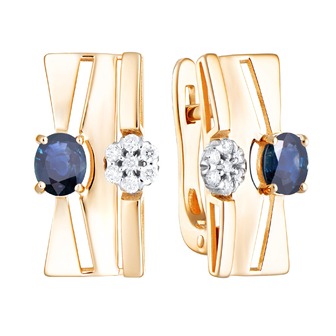 Серьги 3022110 Золото