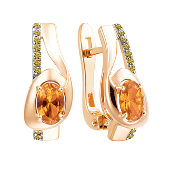 Серьги кл2884а-48 Золото