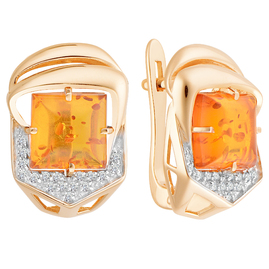 Серьги кл3159а-29 Золото