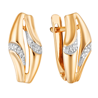 Серьги кл3830а-01 Золото