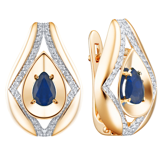 Серьги 3022081 Золото